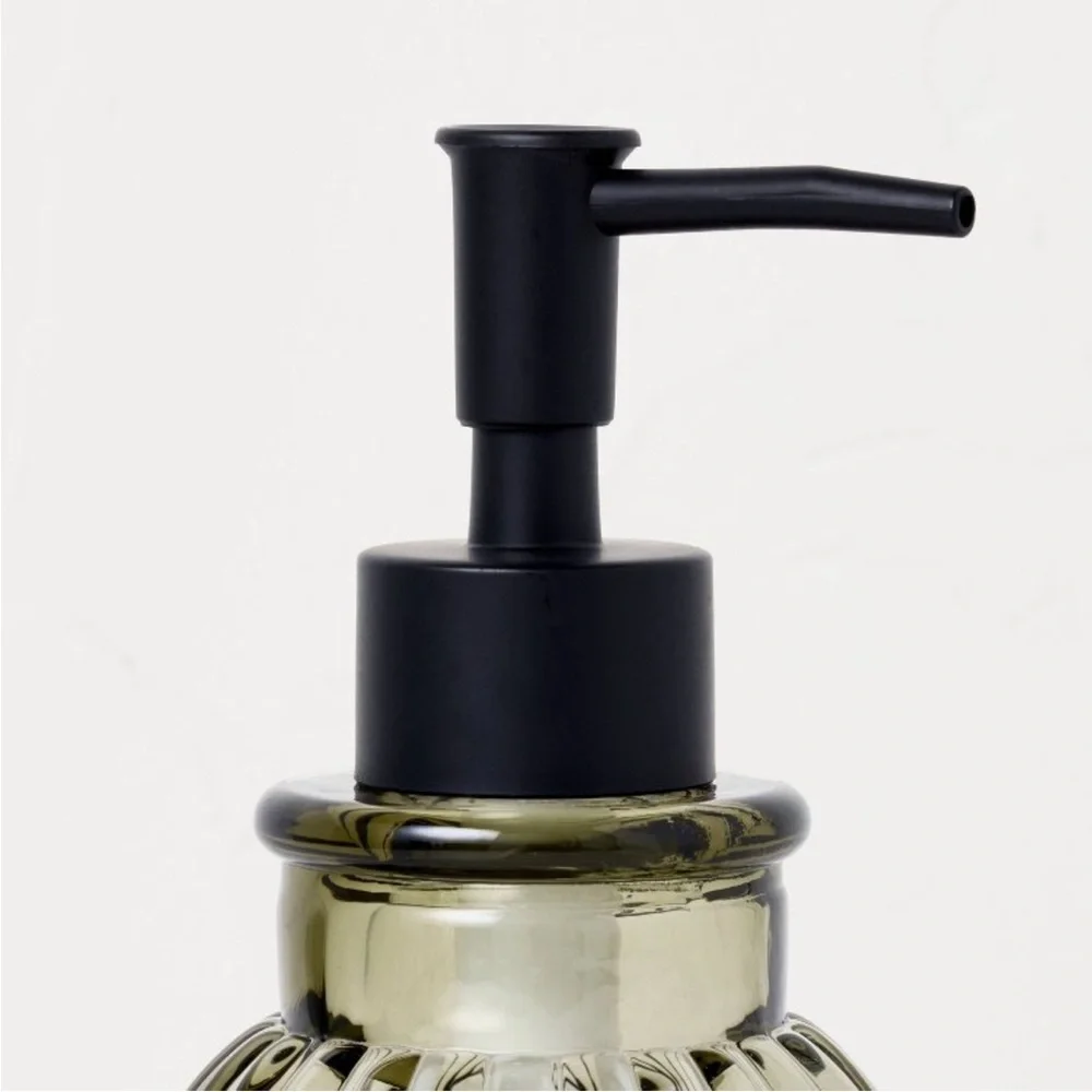 JUNGALOW X OPALHOUSE NWT 2pc tall soap pump set -gray